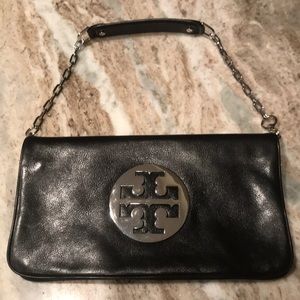 Authentic Tory Burch Black Shoulder Bag